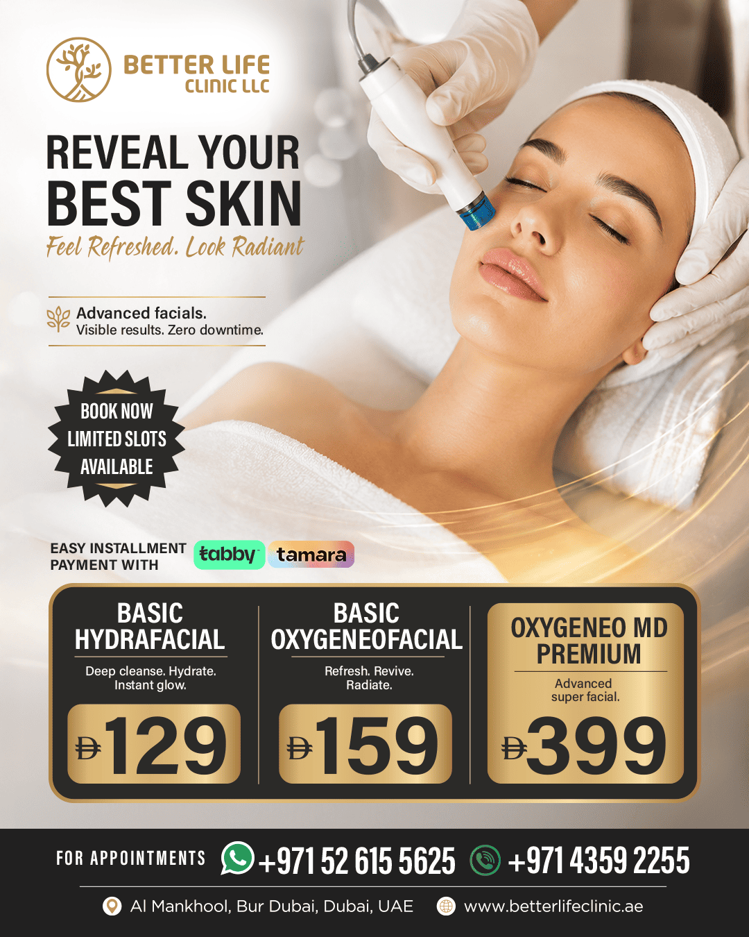OXYGENEO MD PREMIUM &BASIC HYDRAFACIAL