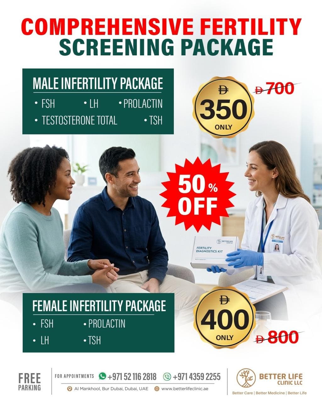 Comprehensive Fertility Screening Package