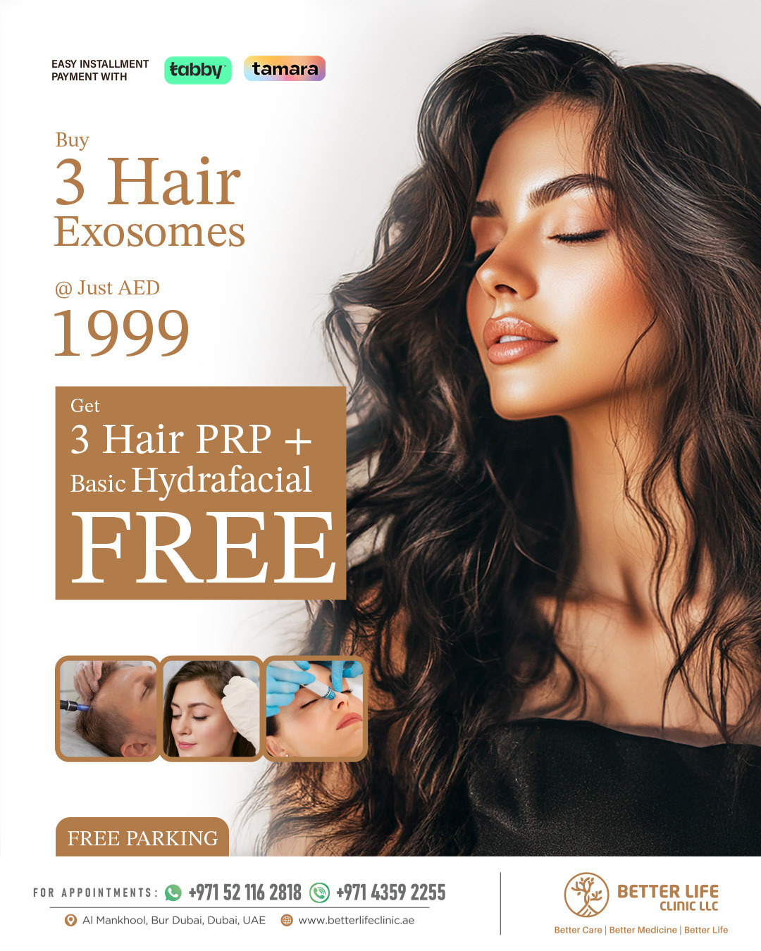 Exosome Treatment Package Hair regrowth Solution