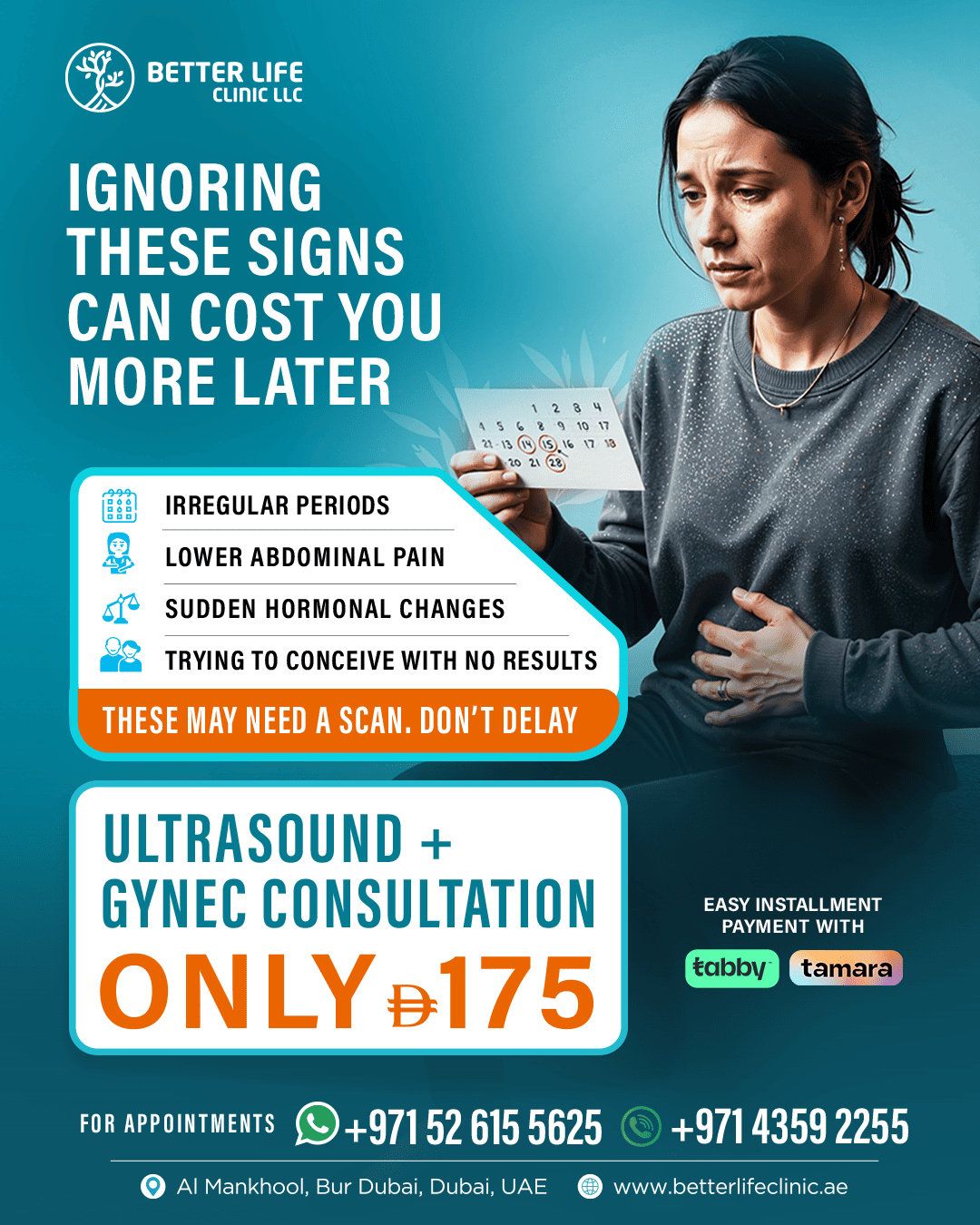Ultrasound + Gynecology Consultation Burdubai